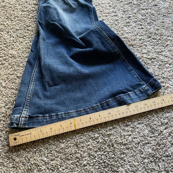 NWT Wrangler Retro High Rise Bell Bottom Flare Denim Hemp Stretch Jeans - Picture 10 of 13